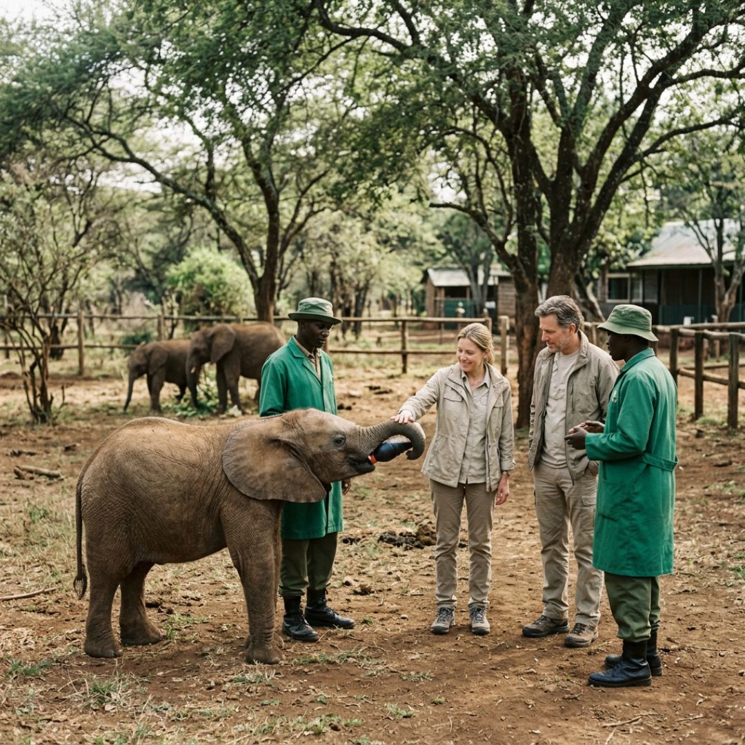 Sheldrick elephant orphanage