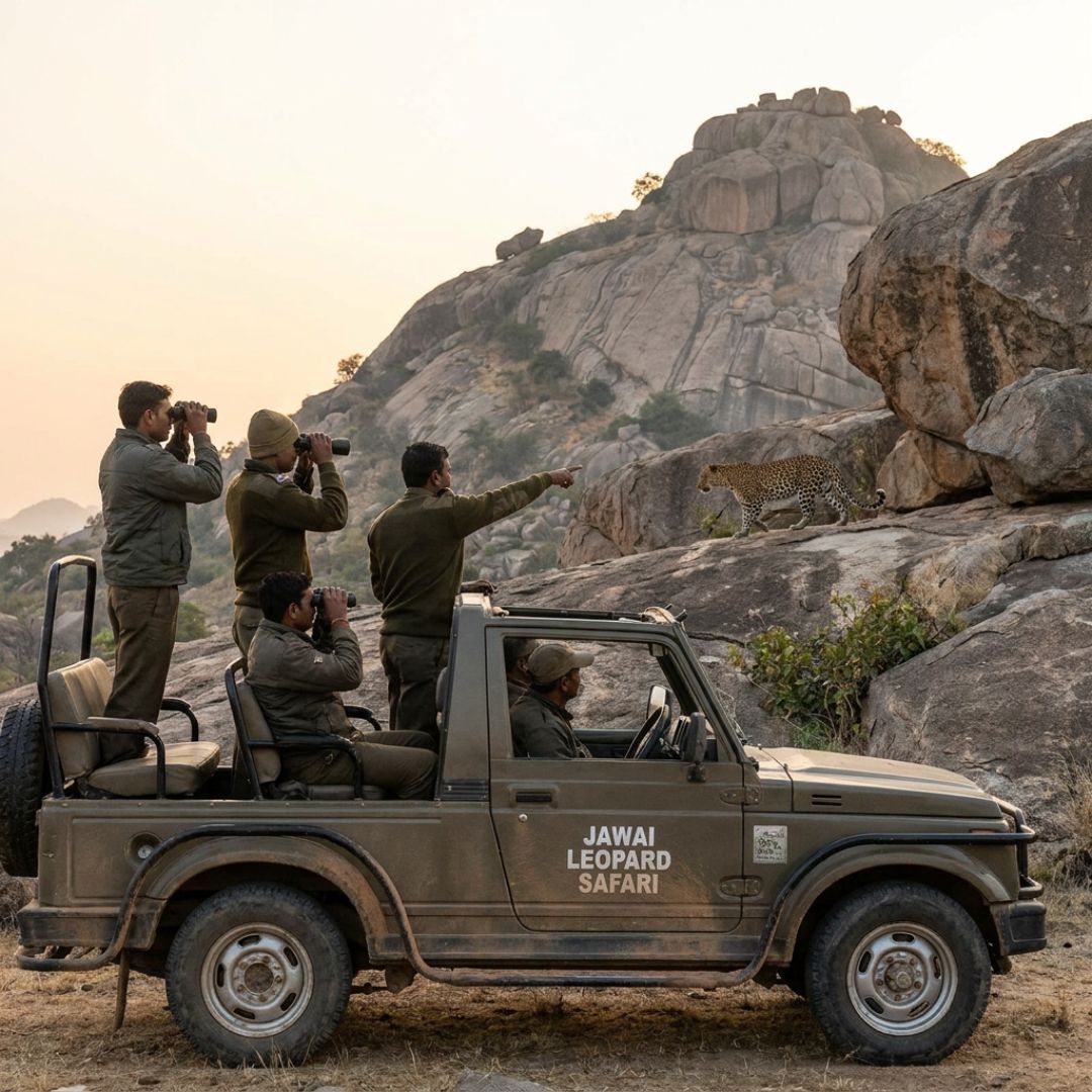 Leopard tracking at Jawai